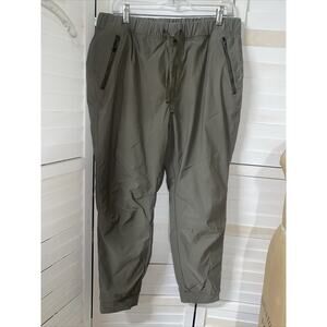 Eddie Bauer Women's Fleece Lined Jogger Pants Size 14 Olive Green